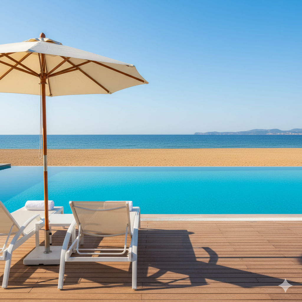 Odpoczynek nad Morzem Egejskim – dzień relaksu podczas pielgrzymki do Grecji śladami św. Pawła.