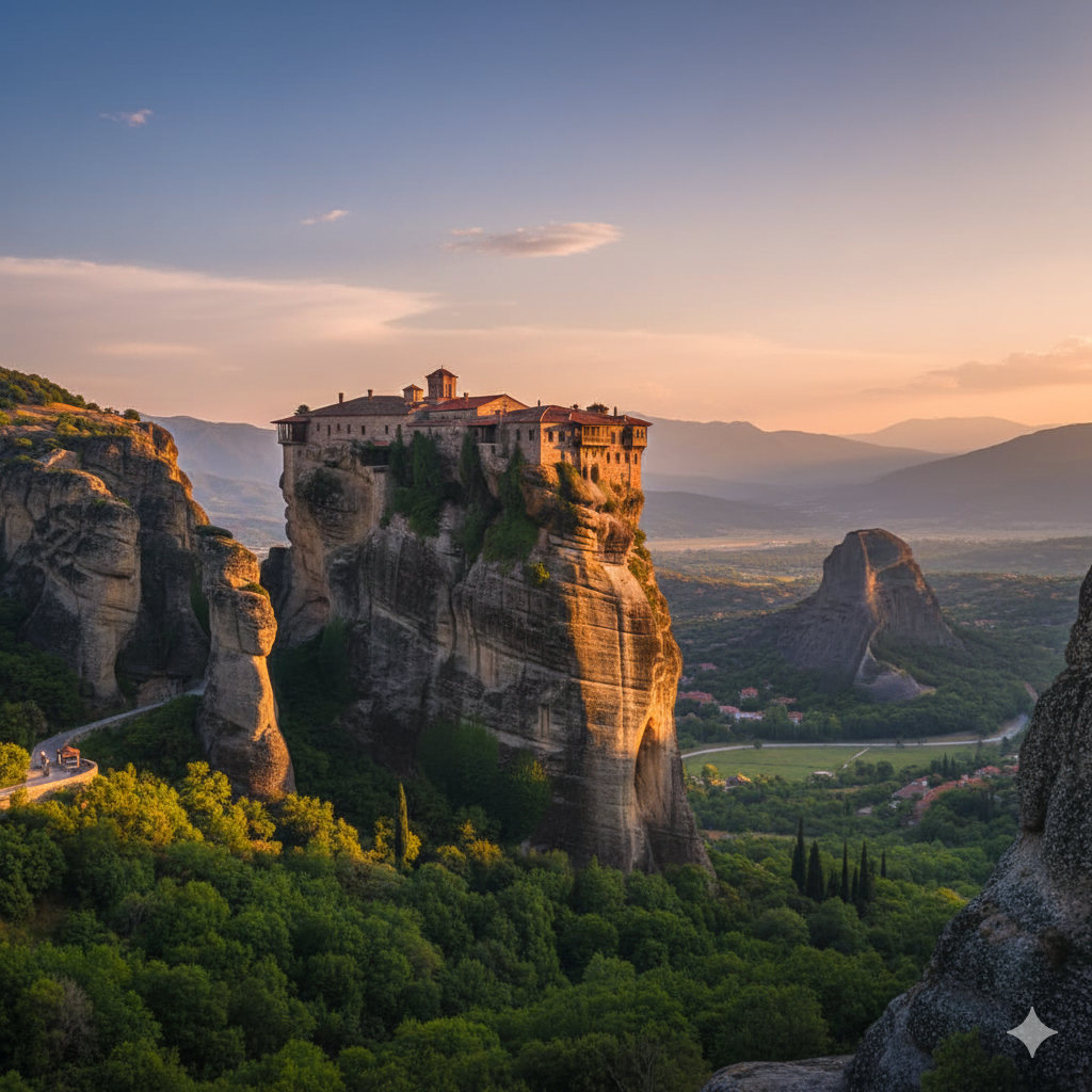 Klasztory Meteory – zwiedzanie jednego z cudów świata podczas pielgrzymki.