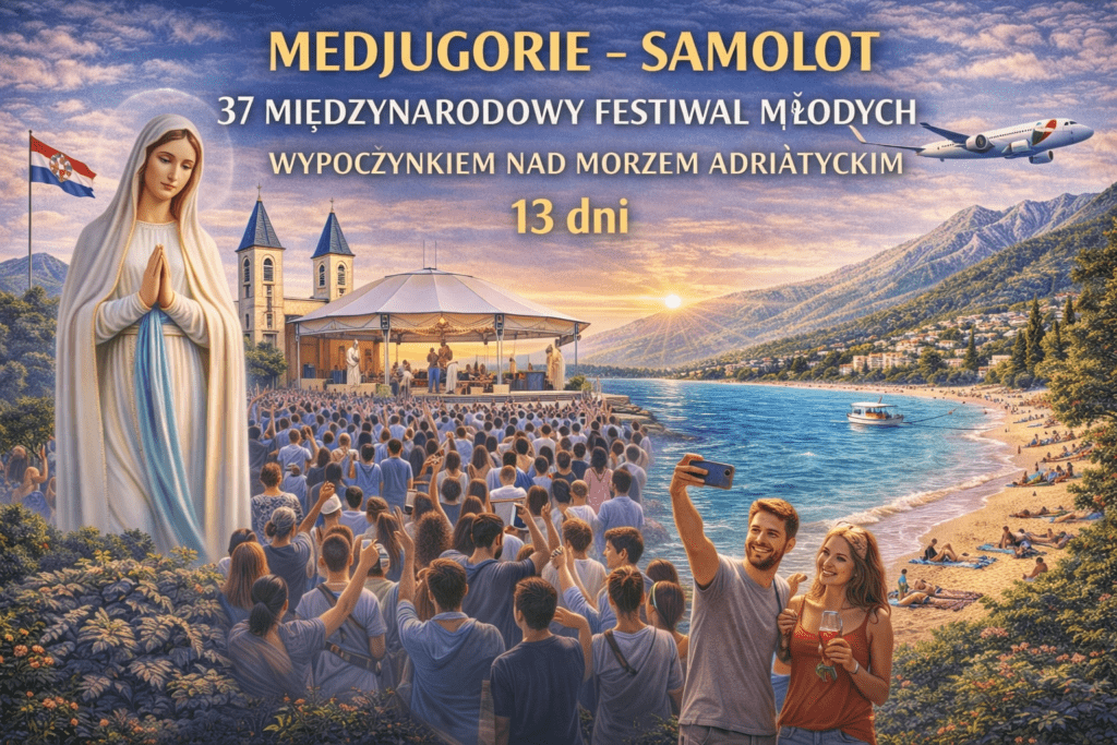 medjugorie samolot 13 dni 08 2026