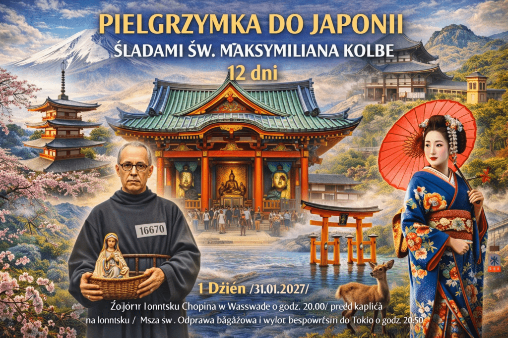 pielgrzymka do japonii 12 dni 2026