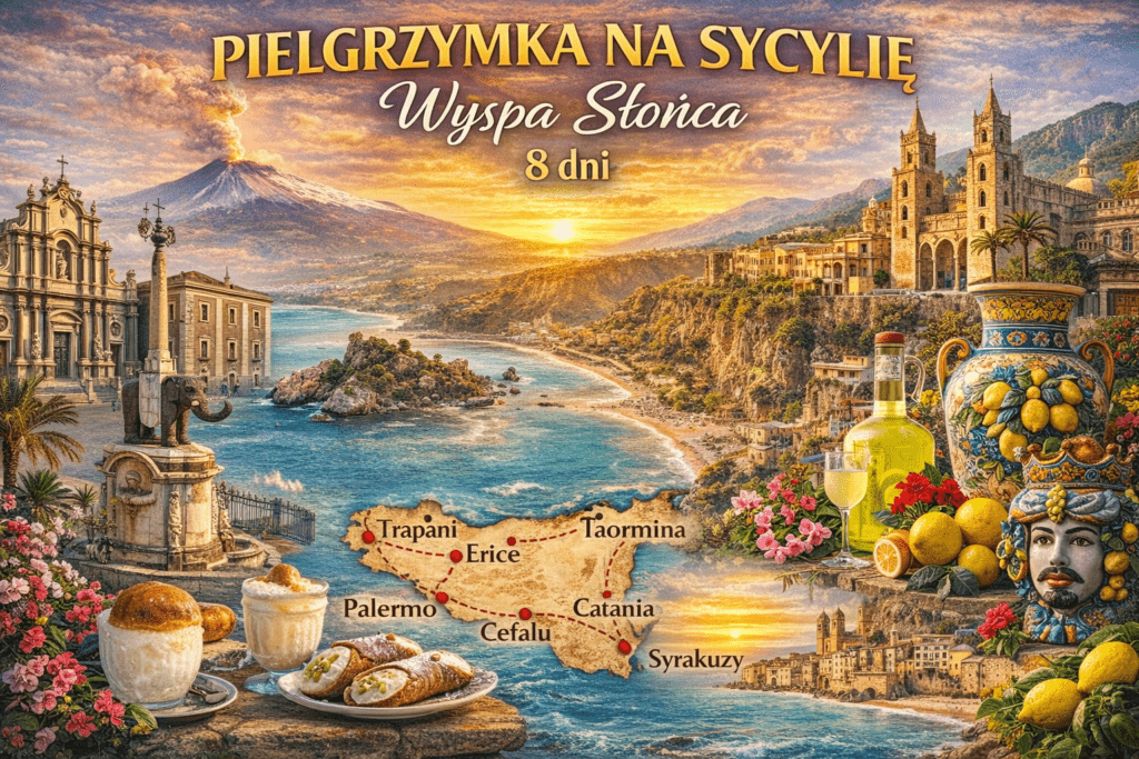 pielgrzymka na sycylie 8 dni wyspa slonca 2026