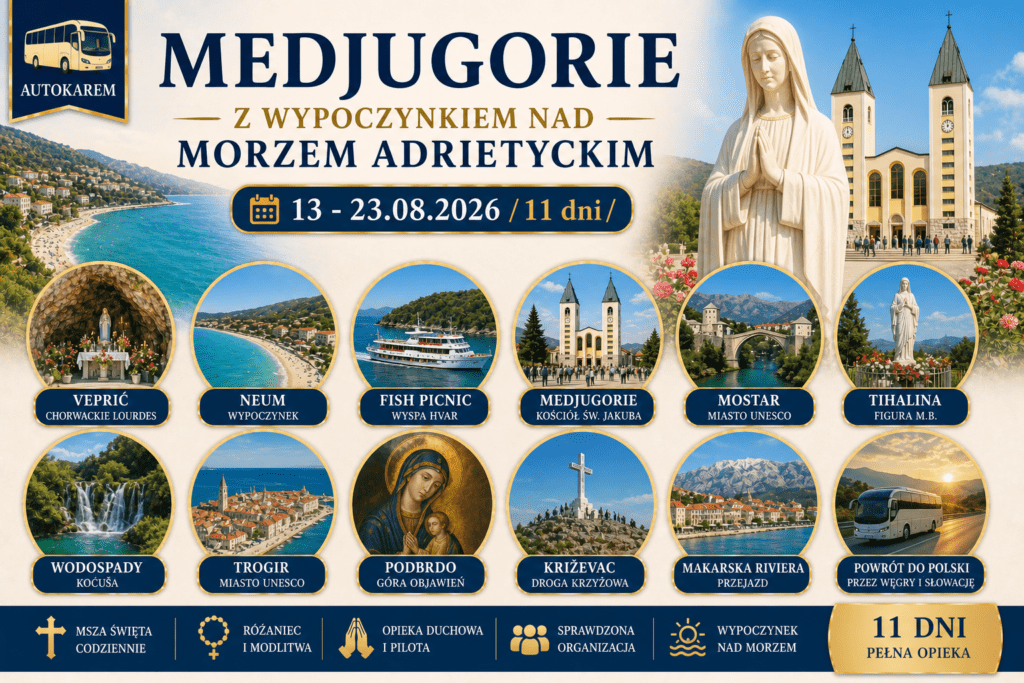 medjugorie 11 dni 13 23 08 2026