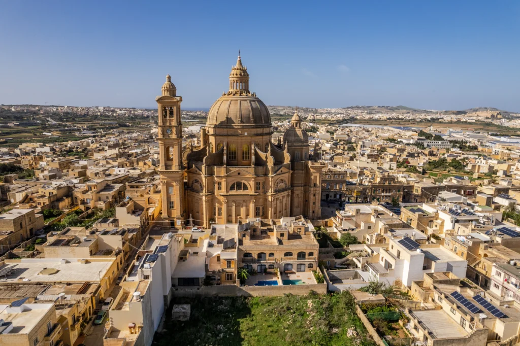 aerial-drone-view-of-the-rotunda-st-john-baptist